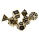 thumbnail image 3 of 7 piezas / paquete de dados poliédricos esmaltados para accesorios de juegos de de barra 1,6 cm , Dorado Baoblaze Dado, 3 of 8