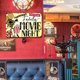 thumbnail image 5 of Placa Metal Vintage Noche Película Pintura Hierro Rectangular Arte La Pared Decor40x30cm, 5 of 9