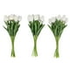 thumbnail image 4 of 30Pcs Artificial Tulips Flowers Real Touch Tulips Fake PU Tulip Bouquet Latex Flower White Tulip(Whi, 4 of 5