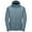 Blue, variant on Men's Waterproof Jacket with Removable Hood,Fleece Lined Warm Rain Jacket for Hiking, Skiing Black XL