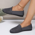 thumbnail image 6 of Mqqzkk Women's Knitted Flat Shoes Lightweight Comfy Loafers Footwear Casual Breathable Mesh Walking Shoes, 6 of 6