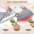 thumbnail image 4 of Electric Warming Mat for Food  Large, Silicone Rollable Warming Tray - 8s Rapid Full Surface Heating | 7 Temp Settings | 8H Timer | Auto Shut-Off |  Lock, for Buffet Party (XL), 4 of 7