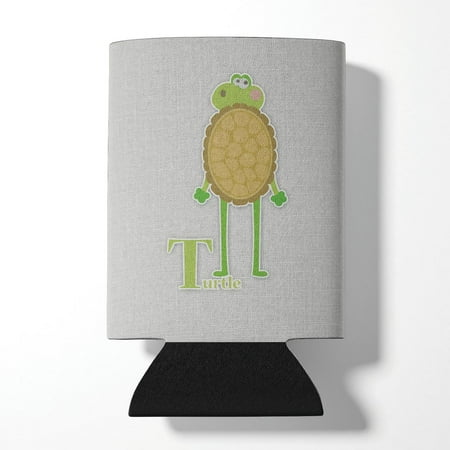 

Carolines Treasures BB5745CC Alphabet T for Turtle Can or Bottle Hugger Can Hugger multicolor