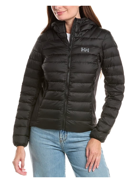 womens Verglas Down Hybrid Hood 2.0, s, Black