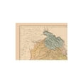 thumbnail image 3 of Historic Map - Northwest India - Black 1867 - 32.04 x 23 - Vintage Wall Art, 3 of 5