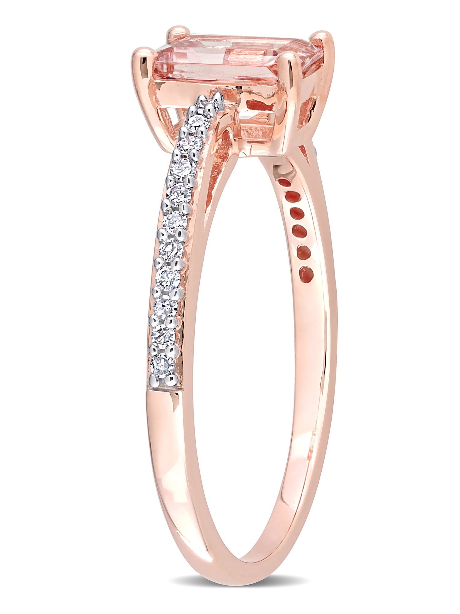 Everly Women's Morganite 10K Rose Gold Engagement Ring