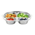 thumbnail image 6 of Ikohbadg Stainless Steel Kids Divided Plates, Car-Shaped Meal Tray for Toddlers, Babies & Kids, Safe, Non-Toxic, Fun Eating Dish for Healthy Diets, Perfect Dinnerware for Children, 6 of 9