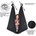thumbnail image 3 of Hamaca aérea para Yoga L:5M W:2,8M, juego de columpio aéreo de seda para Pilates y Yoga con carga de 2000 Ibs, incluye guía de postura en cadena, 3 of 5