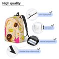 thumbnail image 3 of Easygdp Donuts Mochila de Lona Resistente para Laptop, Compatible con Laptops de 15 a 17 pulgadas, Ideal para Escuela, Trabajo y Viajes-Medium, 3 of 5