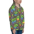 thumbnail image 5 of Rocae Cactus In Pots for Zip Up Hoodies for Teen Sweatshirt with Hood-Small, 5 of 6