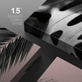 thumbnail image 4 of PixonSign Canvas Print Wall Art Set Hanging Palm Leaves & Monstera Floral Plants Photography Realism Tropical Closeup Multicolor Dark Black and White for Living Room, Bedroom, Office - 24"x36"x3, 4 of 5