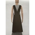 thumbnail image 3 of Waterproof Canvas Cross Back Apron by Penny's Needful Things (Dark Brown), 3 of 3