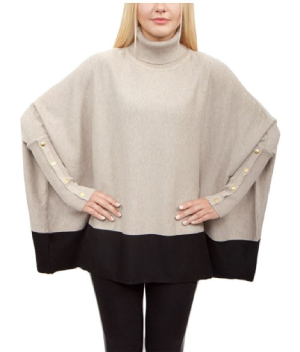 joseph a turtleneck poncho sweater