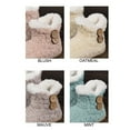 thumbnail image 3 of PacificPlex Womens Cable Knit Faux Shearling Fur Lined Bootie Slippers House Shoes Fluffy Soft Warm Slip On Anti-Skid Cozy Plush Cute Slipper Booties Boots (S/M, Mauve), S/M, Mauve, 3 of 7