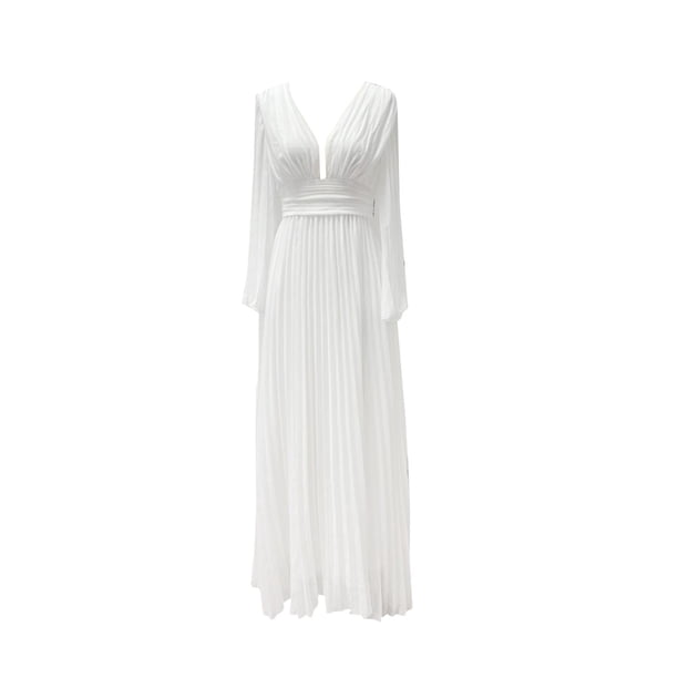 Vestido largo de noche, largo hasta el suelo, suave, formal, para dama de honor, regalo SG