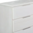 thumbnail image 4 of Plank+Beam Solid Wood Farmhouse 5 Drawer Dresser, Whitewash, 4 of 9