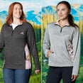 thumbnail image 3 of Mossy Oak Women's Quarter Zip Pullover, 3 of 8