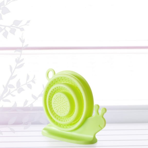WHAMVOX Silicone Sink Strainer with Mesh Filter for Home Use Fits Most Drains and Sinks Green