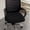 Black, variant on Office Chair Seat Cover for Computer Desk Chair, Washable Polyester Slipcover for All Seasons, Stretchable Fabric Protector for Home Restaurant, 1 Piece