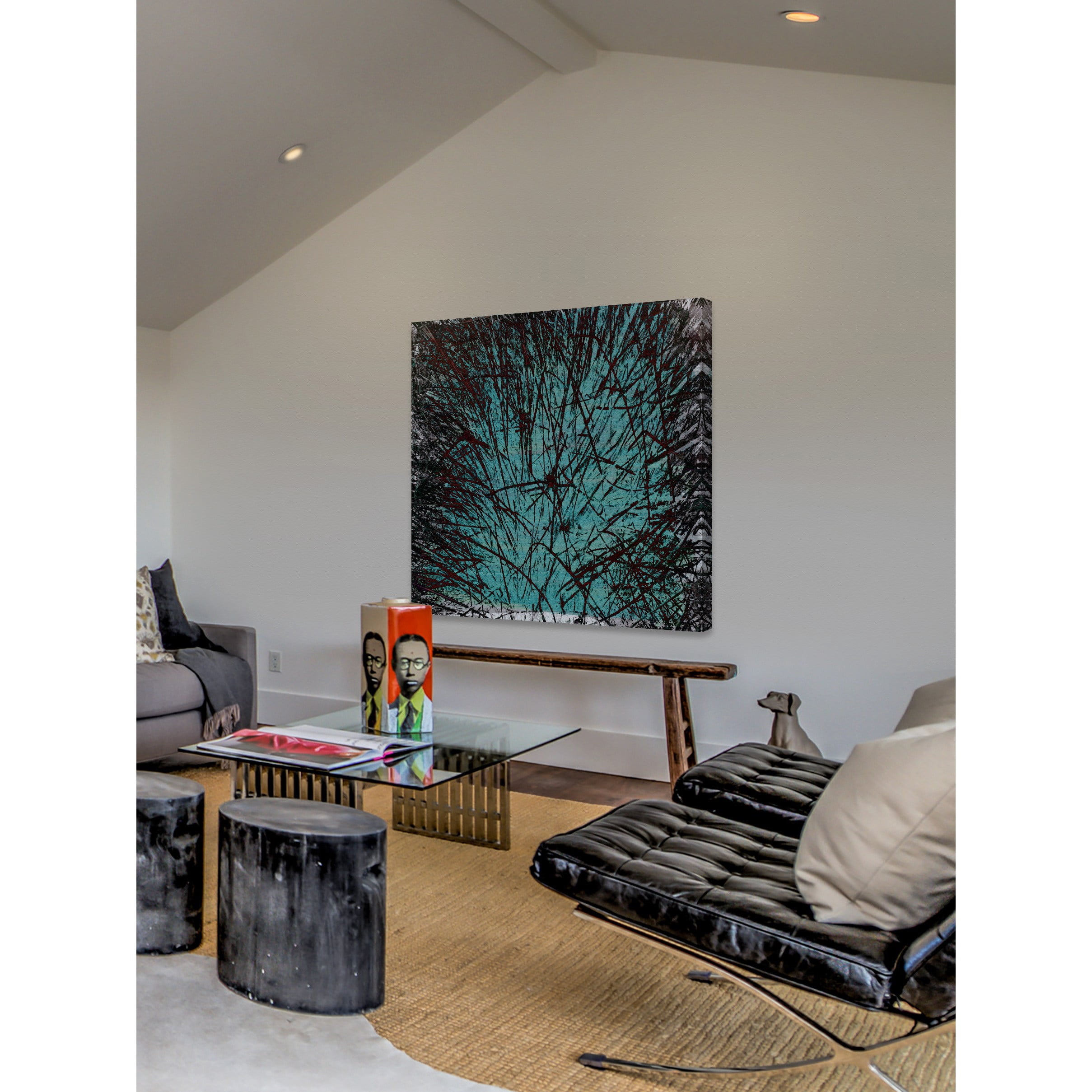 "Drift XI" Painting Print on Wrapped Canvas