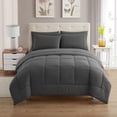 thumbnail image 2 of Juego de edredón Sweet Home Collection de 7 piezas Queen Grey, 2 of 6
