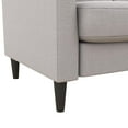 Mr. Kate Winston Reversible Sofa Sectional, Light Gray Linen