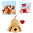 thumbnail image 3 of Juguete del perro, conductual , peluches de de peluche para aliviar la ansiedad, almohada de - marrón claro Sunnimix Muñecos de peluche de animales, 3 of 7