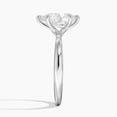 thumbnail image 3 of Dash Jewel Silver 14K White Gold Plated Rings - Pear Cut Excellent 2 Ct Diamond Rings For Women's - Simple Engagement Wedding Solitaire Rings for Women's - Solo Stone Diamond Rings for Women's, 3 of 6