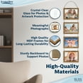 3D Display Case With Hanging Frame & Magnetic Closure – Perfect For Coins, Minerals & Collectibles