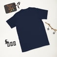 thumbnail image 4 of He is Rizzin' Jesus T-Rex Graphic T-Shirt (Navy, S), 4 of 4