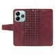 thumbnail image 3 of For Xiaomi Poco M7 Pro 5G Xiaomi Redmi Note 14 5G Leather Case Wallet Stand Grids Imprinted Phone Co, 3 of 5