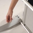 thumbnail image 4 of M&T Displays Countertop Brochure Holder 2 Tier 1 x 8.5x11 Inches Frosted Acrylic Shelf, Silver Aluminum profile with Header for Advertising Literature Magazine Leaflet Pamphlet Booklet Flier Catalog, 4 of 12