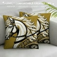 thumbnail image 3 of COMIO Horse Throw Pillow Cushion Covers - Modern Fashion Style Couch Sofa Pillow for Living Room Sofa Bedroom, 3 of 5