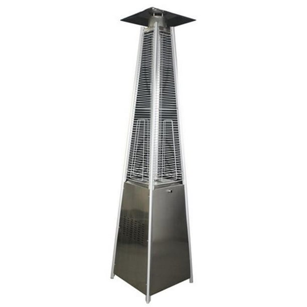 Stainless Steel Square Pyramid Patio Heater LP