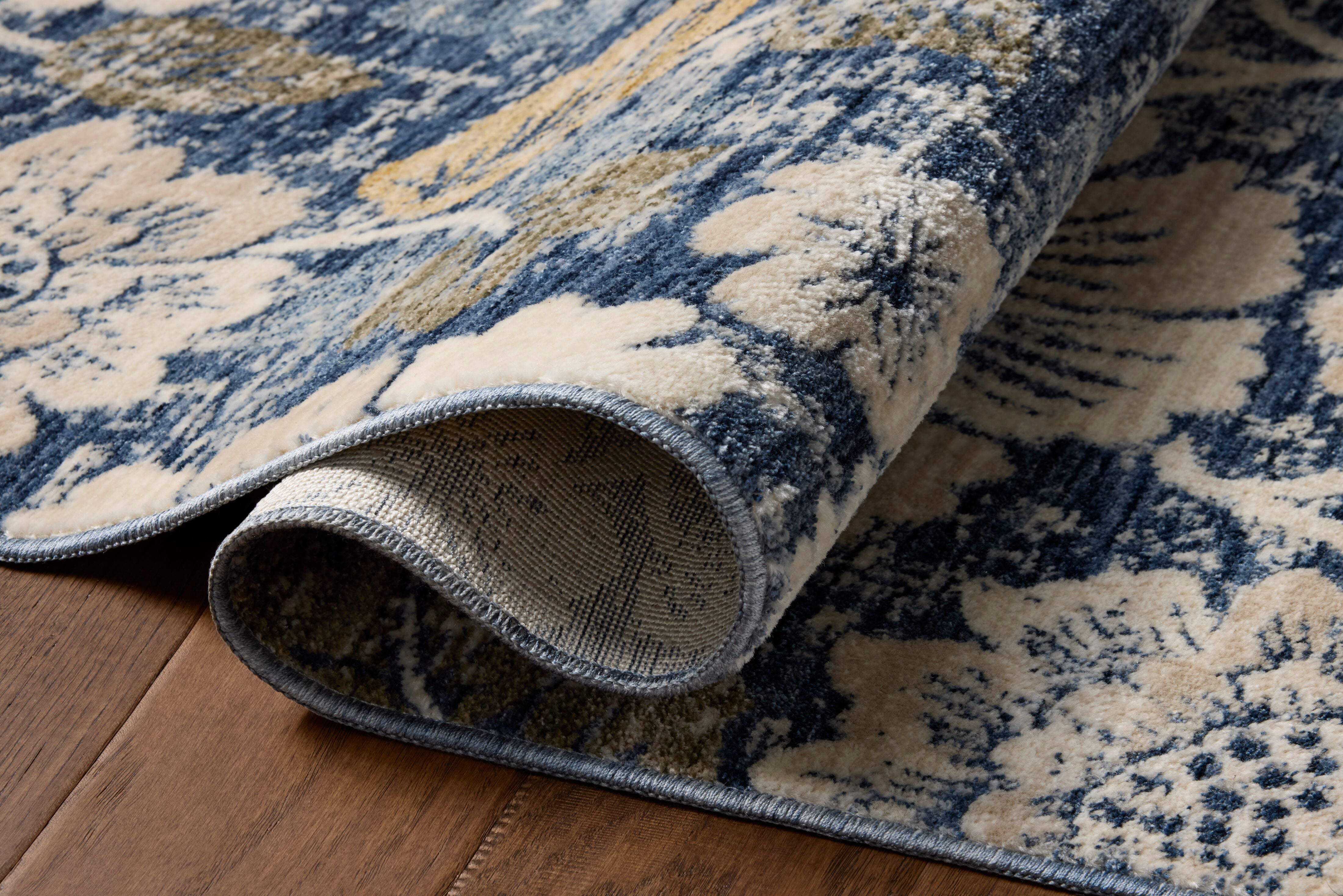 Loloi Eileen Denim / Natural 2'-0" x 3'-0" Accent Rug