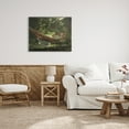thumbnail image 2 of Stupell Industries Girl Reading Book Hammock Classic Vintage Painting Painting Gallery Wrapped Canvas Print Wall Art, Design by Lettered and Lined, 2 of 7