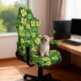 thumbnail image 2 of TSOVTHRID Green Shamrock Print 4 PCS Gaming Chair Covers Slipcovers Non-Slip Game Chair Cover with Armrest Covers Universal Rotating Gaming Armchair Protector for St. Patrick's Day Decor, 2 of 7