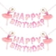 thumbnail image 1 of KAKOWELY 2 banderines colgantes de feliz cumpleaños con diseño de bailarina para decoración de fiestas de cumpleaños., 1 of 4