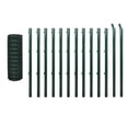 thumbnail image 6 of vidaXL Fence Garden Barrier Fence Metal Fence Wire Mesh Fencing Steel Green, 6 of 11