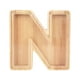 thumbnail image 2 of Caja de dinero personalizada de madera con nombre | Caja de Ahorro Personalizada en Forma de Letra | Madera Natural Artesanal | Exposición de monedas transparente | Regalo decorativo ideal, diseño, 2 of 5