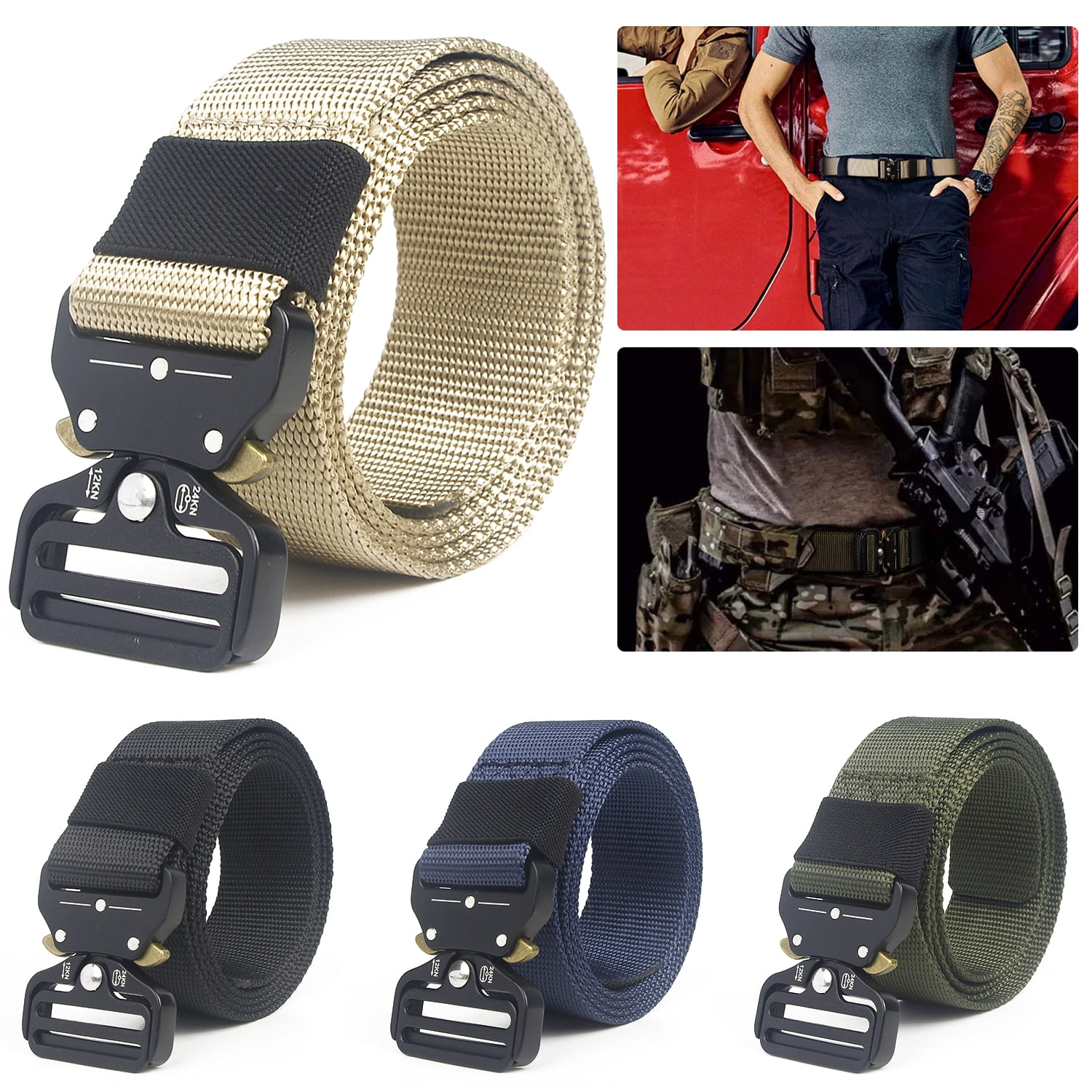 Gardening Spring Mens Canvas Belt Adjustable Recreational Canvas Belts 43