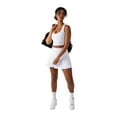 thumbnail image 3 of YITTY Active Women's UltraLuxe Built-in Bra Tank Top, Athleisure, 4-Way-Stretch, True White, 3X, 3 of 6