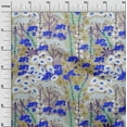 thumbnail image 3 of oneOone Polyester Spandex Brown Fabric Asian Floral Botanical Flower Fabric For Sewing Printed Craft Fabric By The Yard 56 Inch Wide, 3 of 4