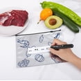 thumbnail image 5 of LQCrafK 30 Pcs Aluminum foil Freezer Bags, Reusable Food Storage and Preservation Slider Bags, Stand Up Foil Sealable Bags with Label and Zip Lock for Vegetable Fruit Meat,M, 5 of 7