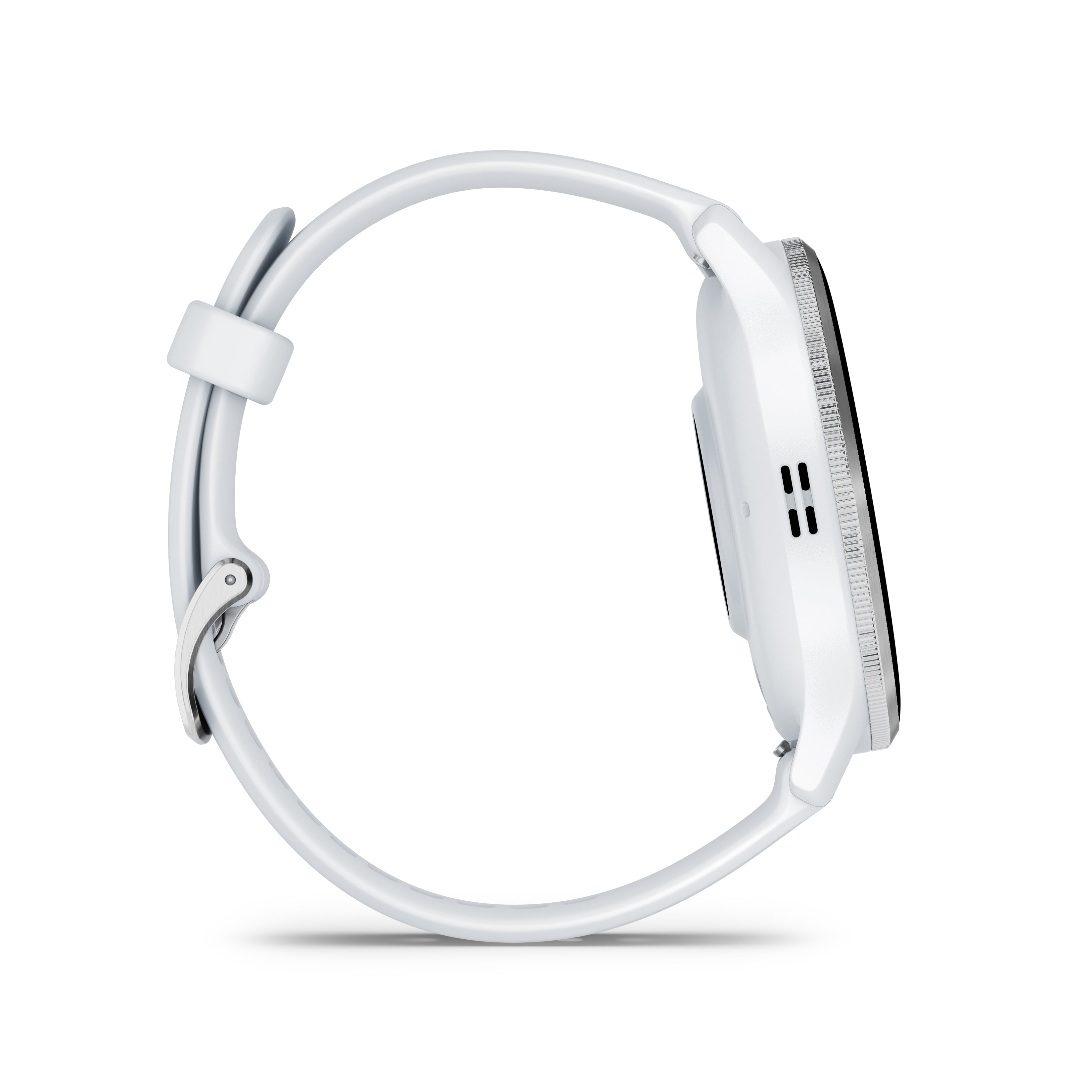 Montre Garmin Venu 3 Silver Bracelet Silicone Blanc 