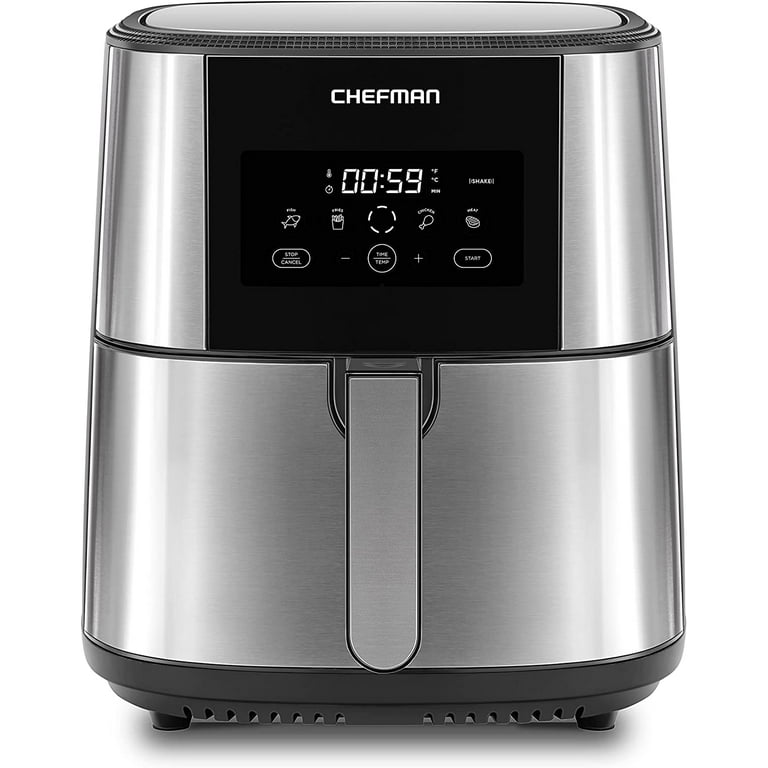 Chefman TurboTouch Easy View Air Fryer, The Most Convenient And Healthy Way  To Cook Oil-Free, Watch Food Cook To Crispy And Low-Calorie Finish Through