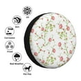 thumbnail image 4 of Naloa Roses Flowers PVC Leather Spare Tire Wheel Cover for Car Truck SUV Camper Trailer Universal Fit many size16 inch, 4 of 6