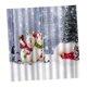 thumbnail image 3 of Paneles 3D de Navidad Cortinas semitransparentes bordadas florales Cortinas con ojales para Zulema Panel de cortina 3D, 3 of 8