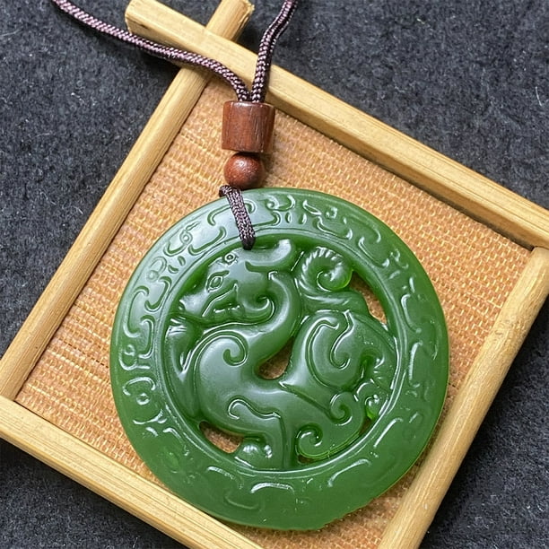 Jade outlet pendant necklace