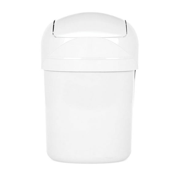 Camco Cabinet Mount Trash Can | Ideal for Tight Spaces in an RV, Boat, Apartment, Dorm Room or Tiny Home | Measures 13.5" x 8.5" x 5" (43962)